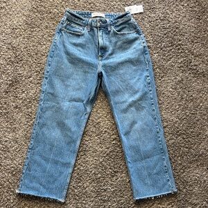 Abercrombie & Fitch vintage straight high rise curve love